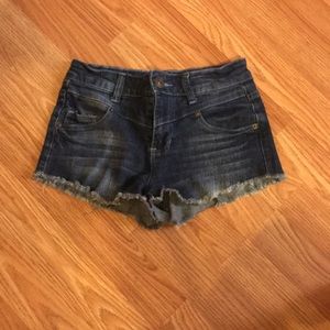 Denim shorts